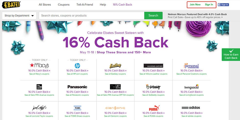 Ebates Shopfans