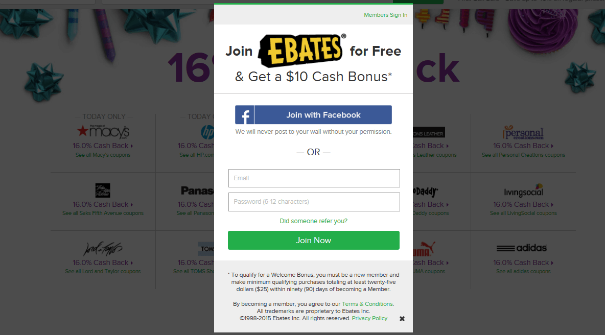 Ebates Shopfans