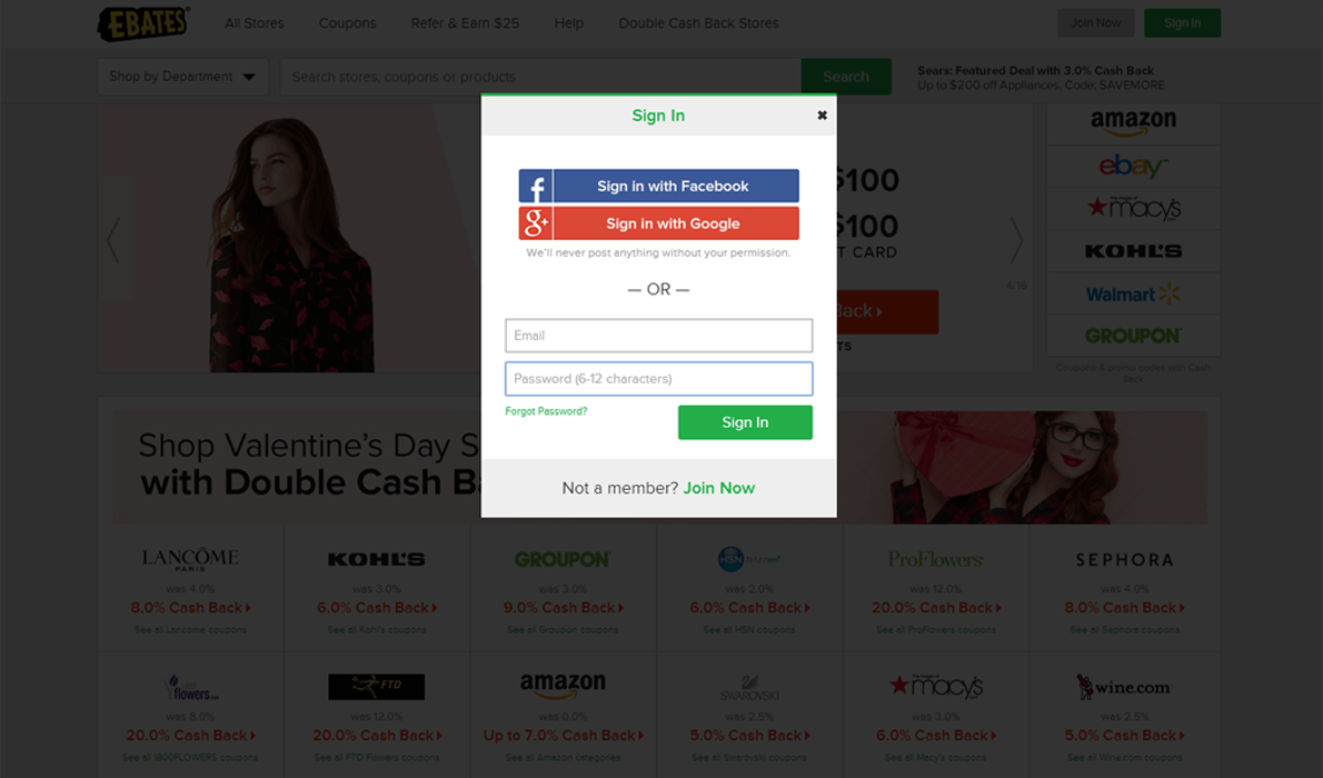 Ebates Shopfans